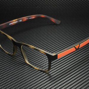 Emporio Armani Men's Matte Havana Eyeglasses!